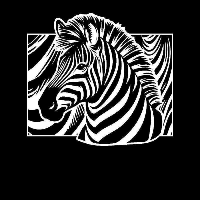 Stylish Zebra Animals Black & White