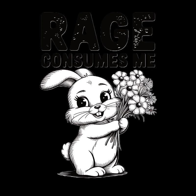 Rage Consumes Me Rabbit