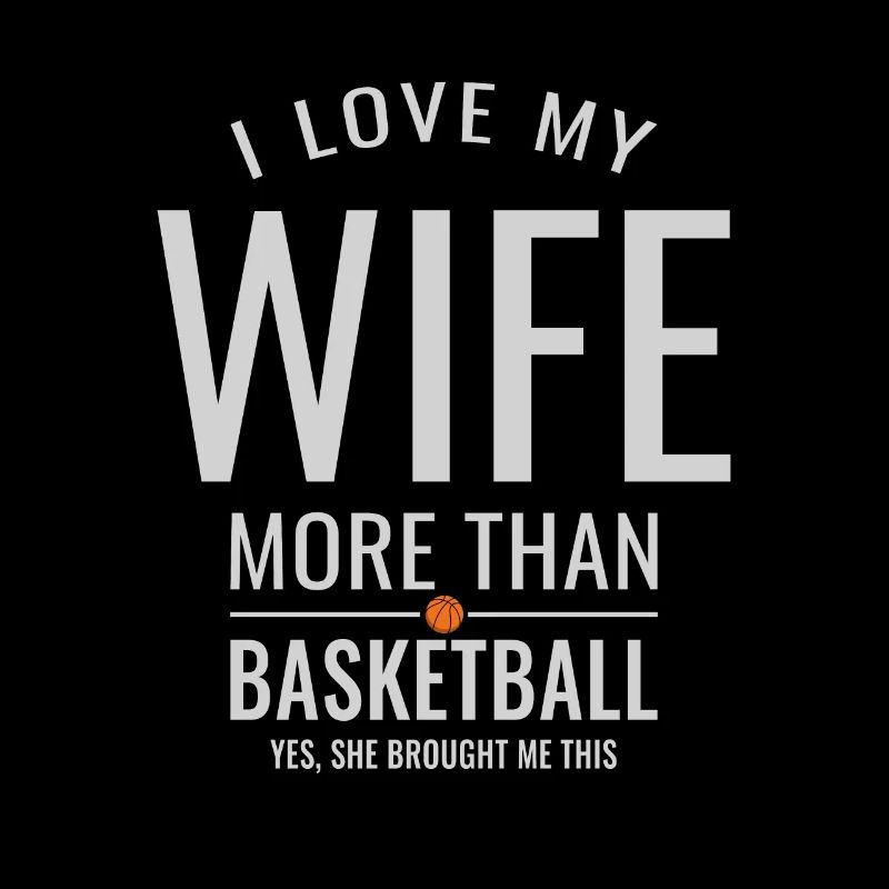 Cadeau d'anniversaire de mariage drôle de mari de basket-