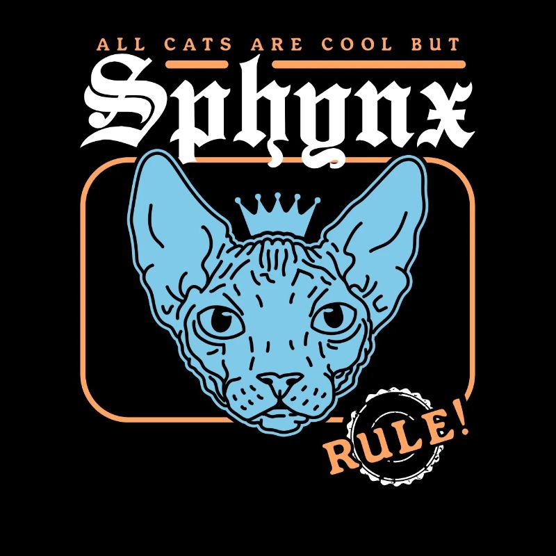 Sphynx Cat Cat Propriétaire De Chat Propriétaire de Chat Cadeau