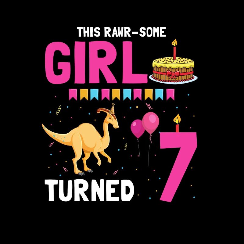 Parasaurolophus Mädchen Design Geburtstagsparty