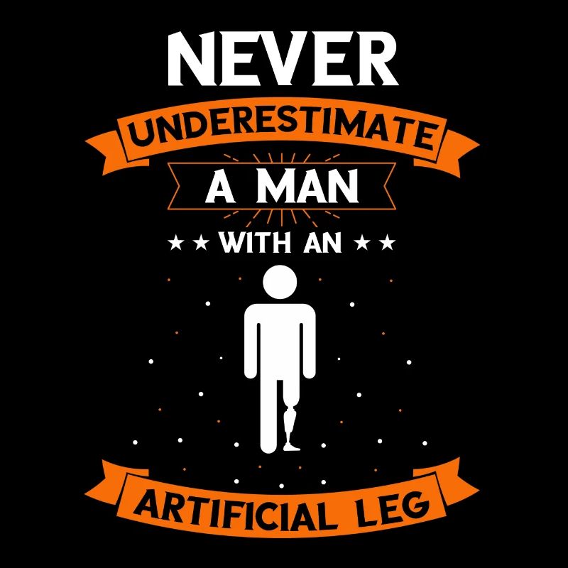 Artificial leg design for leg prostheses