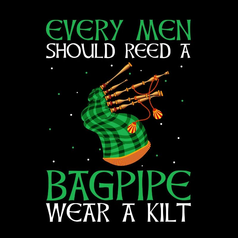 Bagpipe design for Scotland pride and bagpipes