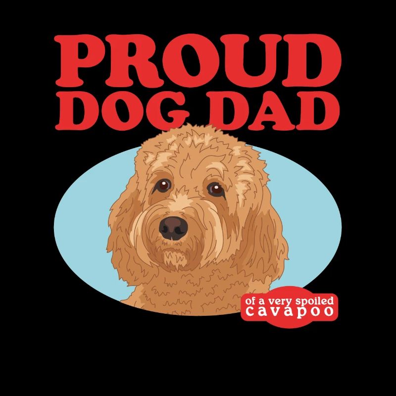 Cavapoo Papa Chien Cavoodle Chien Propriétaire Cadeau