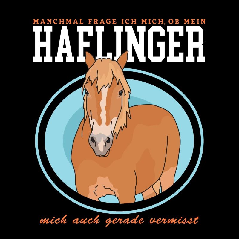 Haflinger Pferde Haffi Pferdebesitzer Geschenk