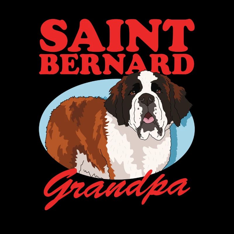 Bernhardiner Opa St. Bernhardshund Geschenk