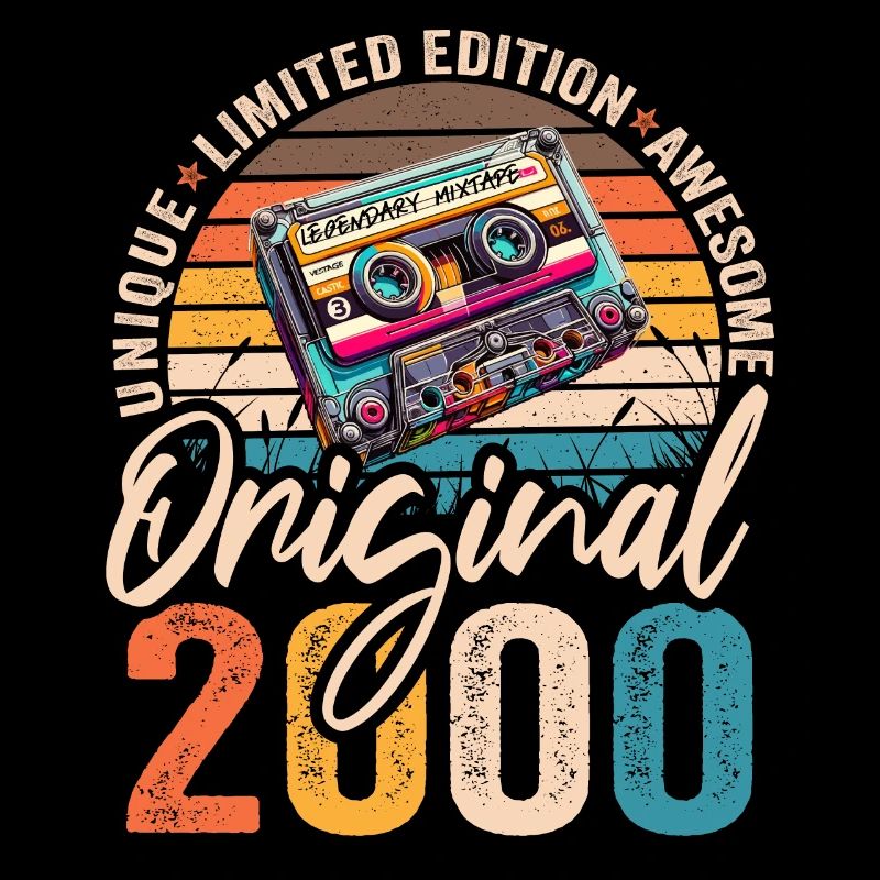 Vintage Born 2000 Anniversaire Original 2000