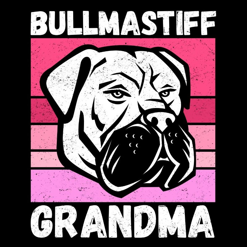 Bullmastiff Oma Hundebesitzer Geschenk