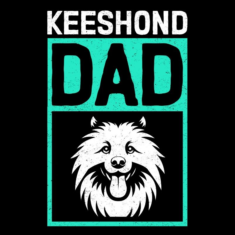 Keeshond Dad Wolfspitz Hundepapa Geschenk