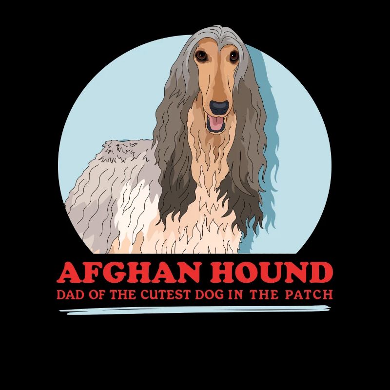 Afghanischer Windhund Dad Hundebesitzer Geschenk