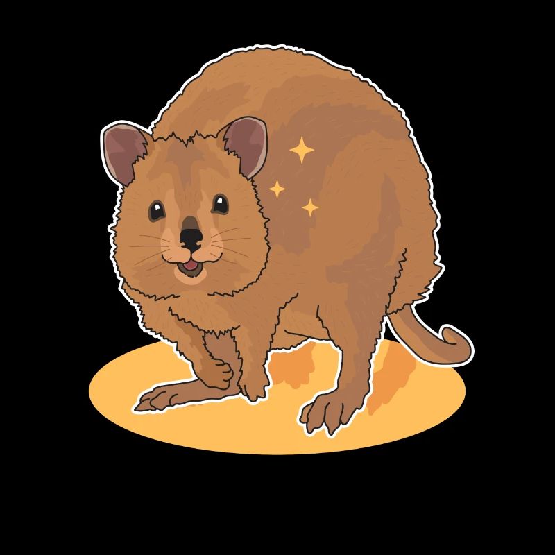 Quokka Kangaroo Short Tail Kangaroo Cadeau
