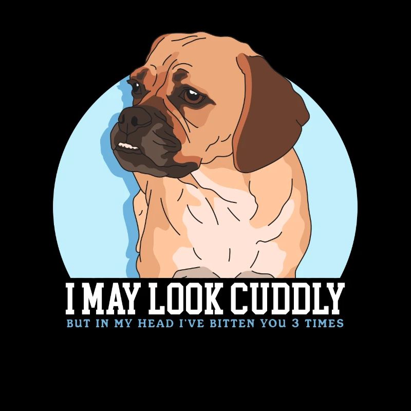 Puggle Hundebesitzer Hundehalter Geschenk