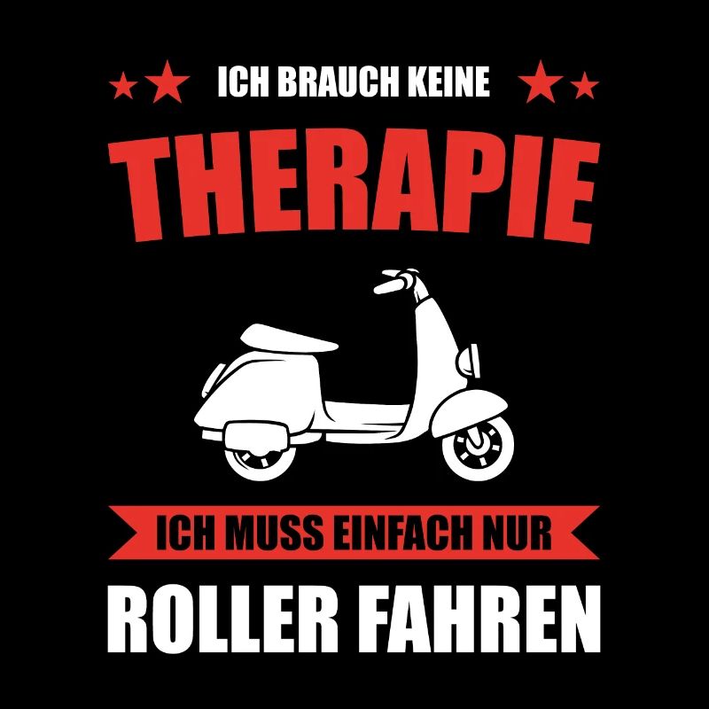 Keine Therapie einfach Roller fahren