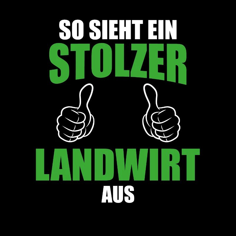 So sieht ein stolzer Landwirt aus Bauer
