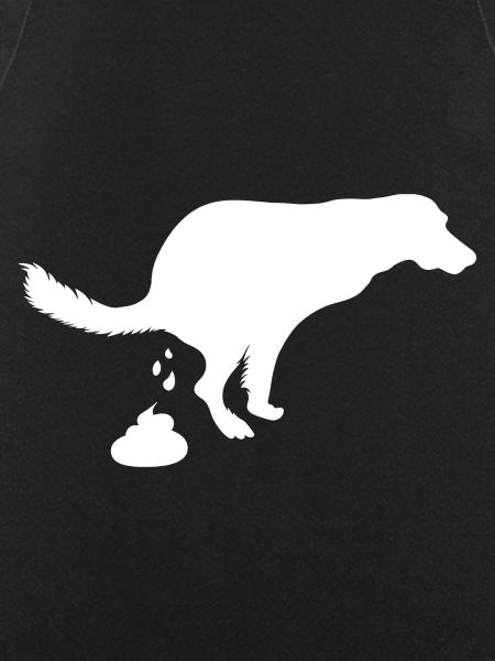 Screaming dog pooping dog