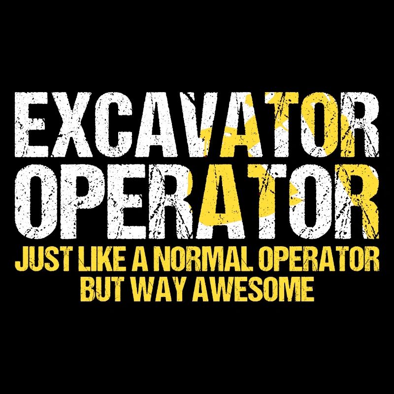 Excavator backing excavators for excavator operators