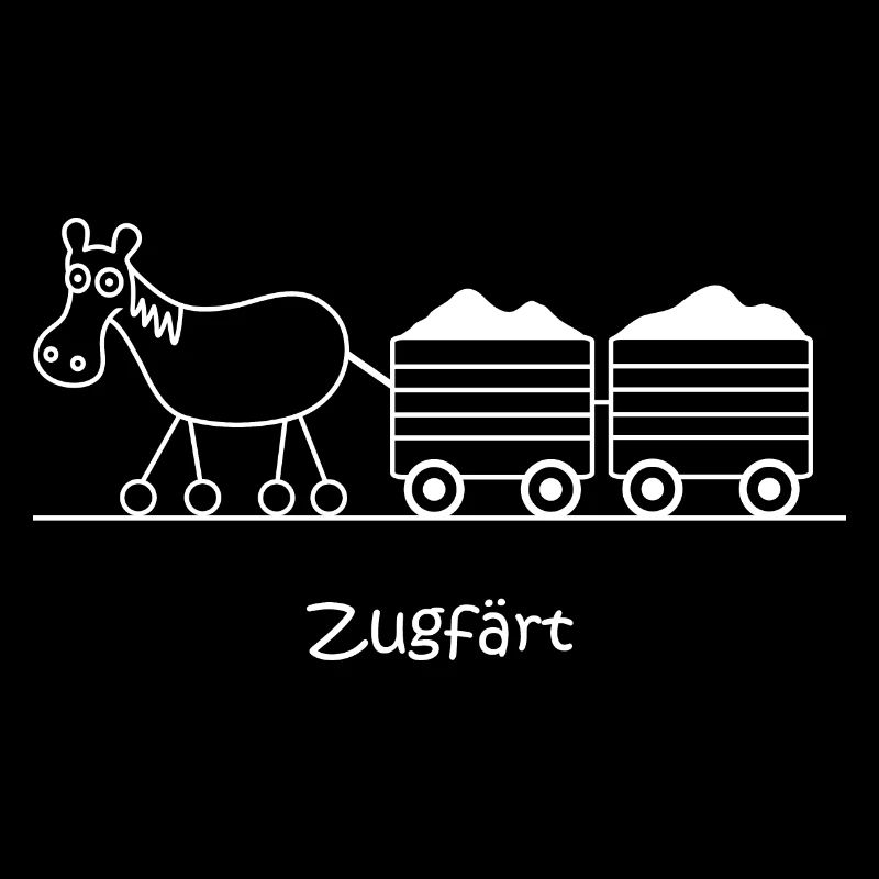 Zugpferd, Zug, Zugfärt, färt, lustiges Pferd, Lok