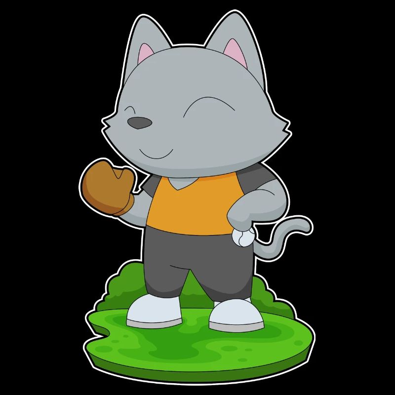 Cat Baseball Gant de baseball