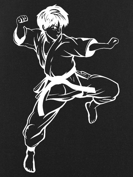 Karate Boy Sketch