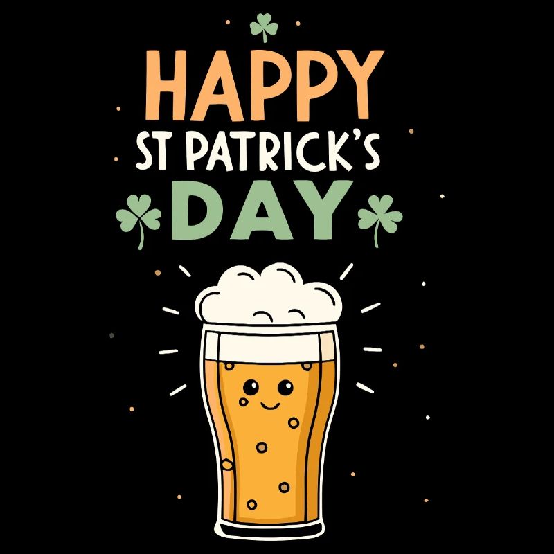 Pinte joyeuse Saint-Patrick