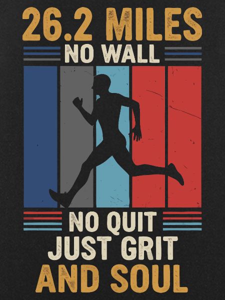 Marathon Runner 26.2 Miles