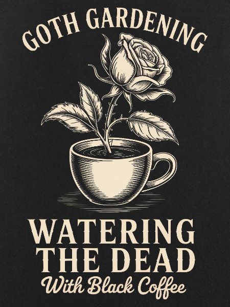 Gothic Garden Coffee Art