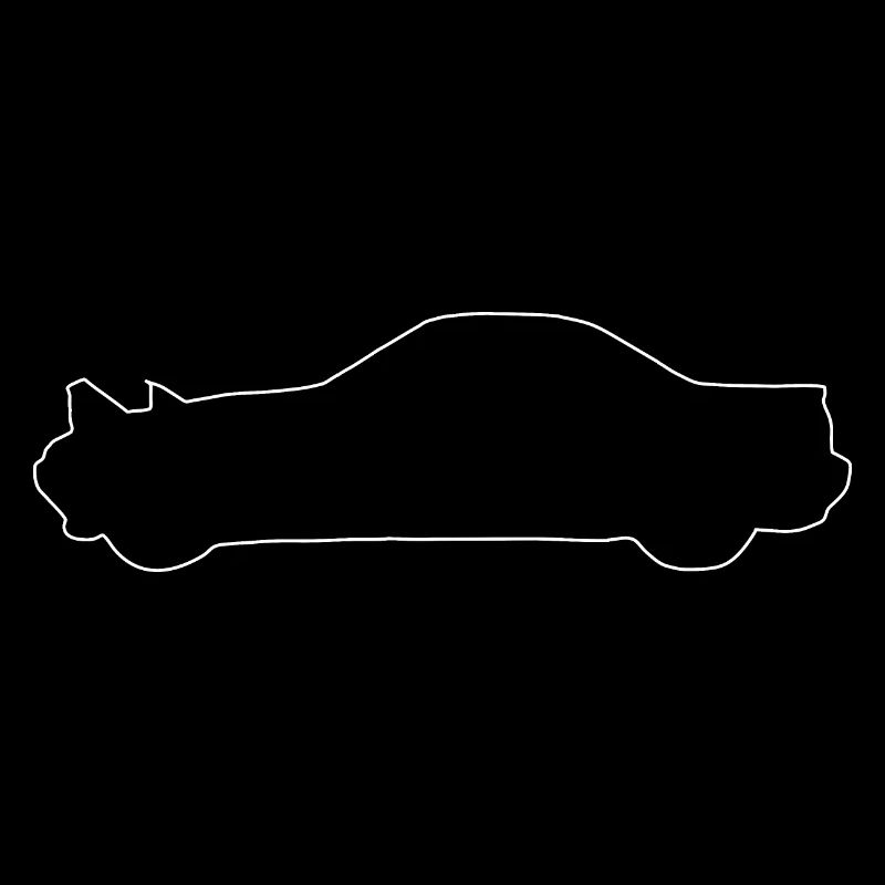 MX5 NA White Line Art