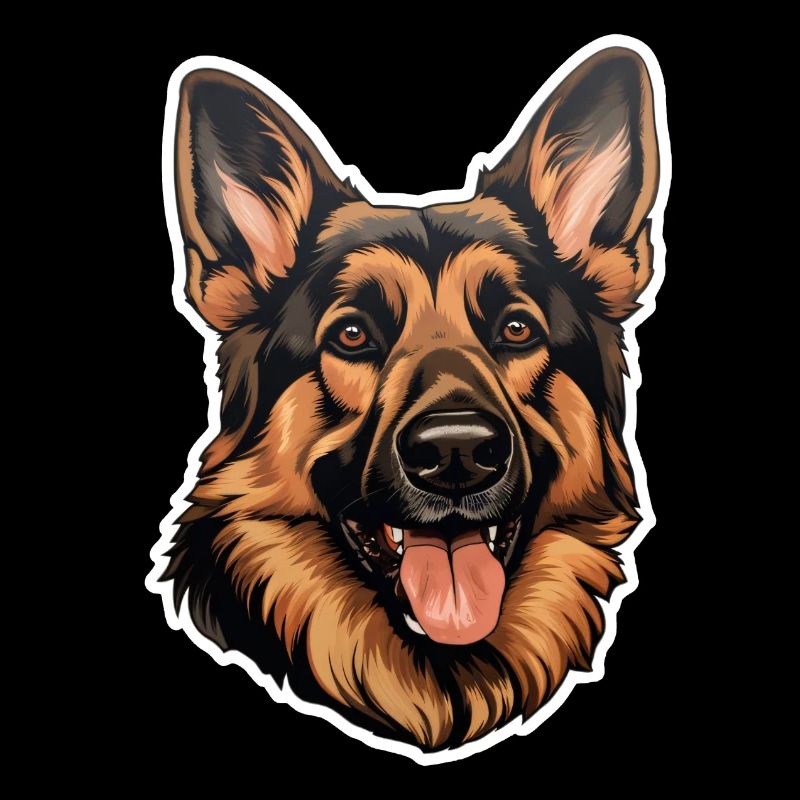 Deutscher Schäferhund Kopf