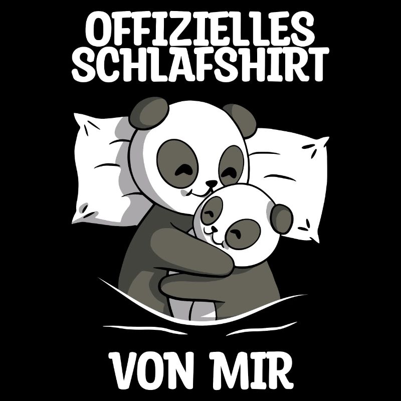 Panda schlafen Schlaf Pandas Geschenk