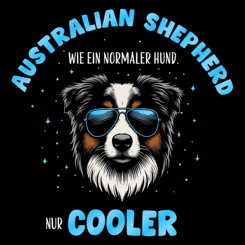Aussie - wie ein normaler Hund nur cooler türkis
