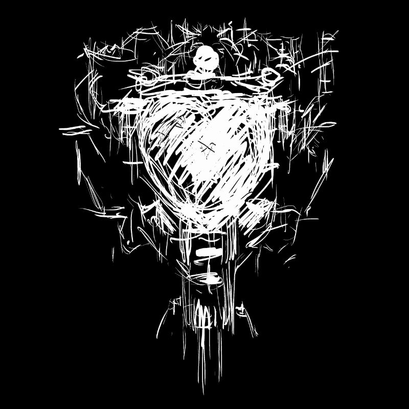 Predator crâne - Dark Wave Gothic