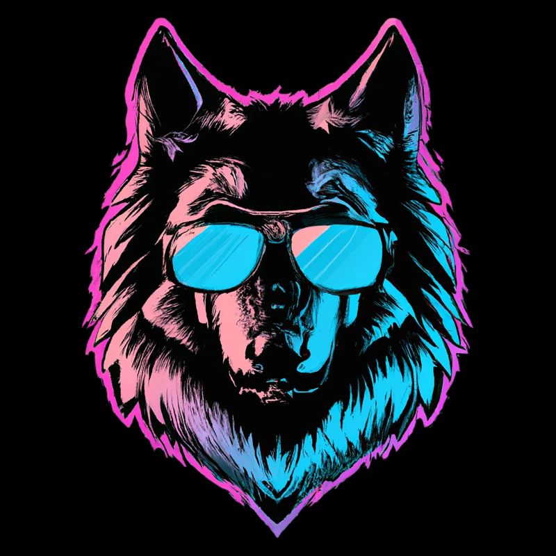 Der Coole Synthwolf
