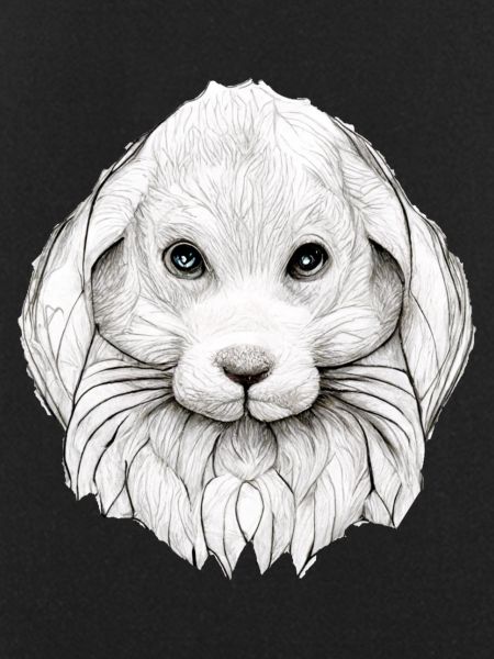 Rabbit in Comic Style
