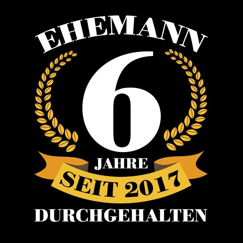 6. Hochzeitstag Ehemann Zuckerhochzeit Geschenk