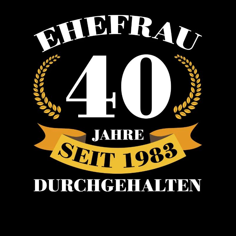 40. Hochzeitstag Ehefrau Rubinhochzeit Geschenk