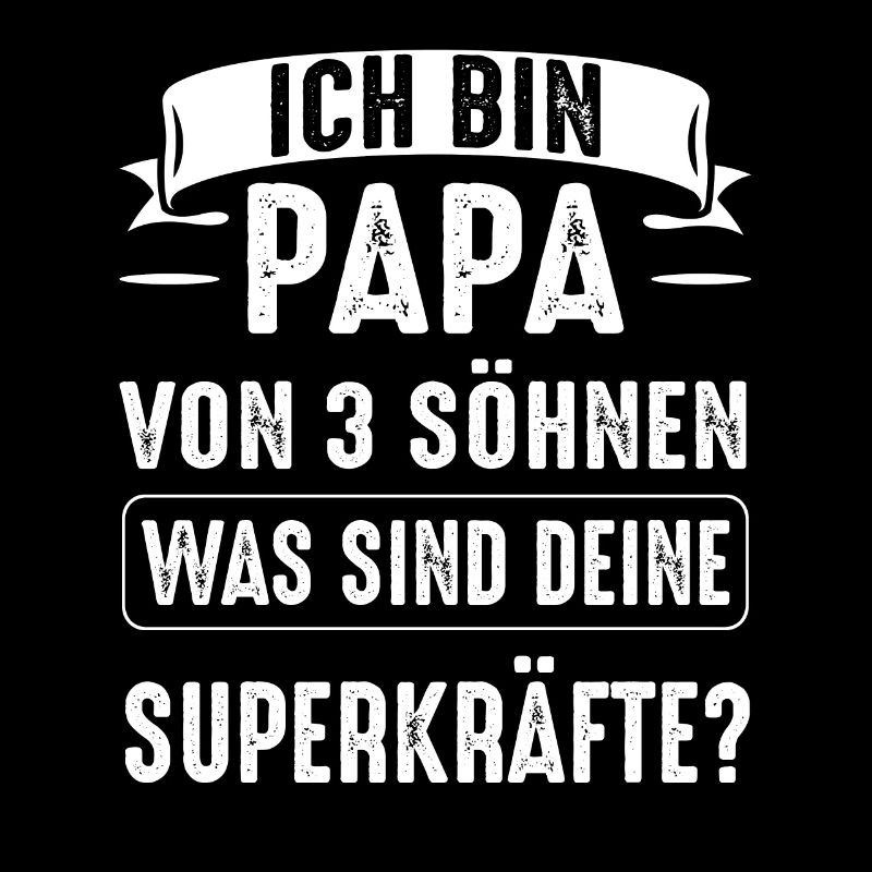 Papa 3 Söhne Papa von 3 Söhnen Geschenk