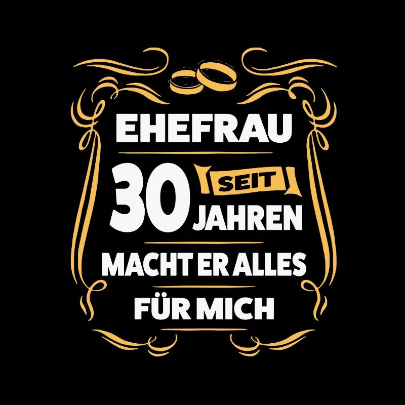 30 Jahre Ehe Ehefrau Perlen-Hochzeit Geschenk