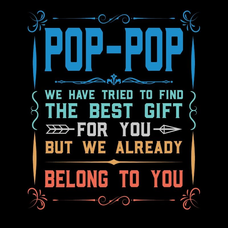pop-pop Vatertag pop-pop Geschenk