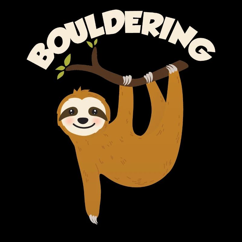 Bouldering Shirt Boulderer Sloth Gift