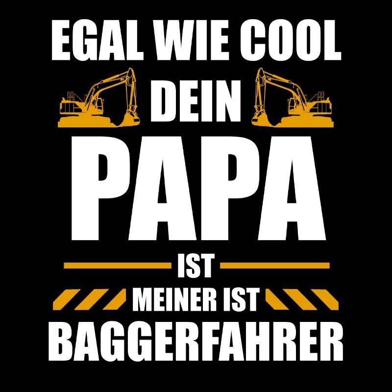 Bagger Baggerfahrer Baustelle Geschenk