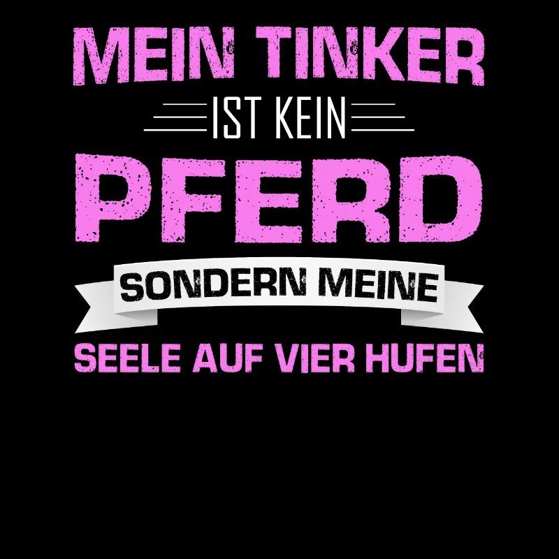 Tinker Pferd Reiter Geschenk