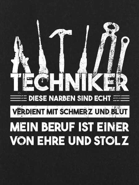Techniker Beruf Technik Geschenk