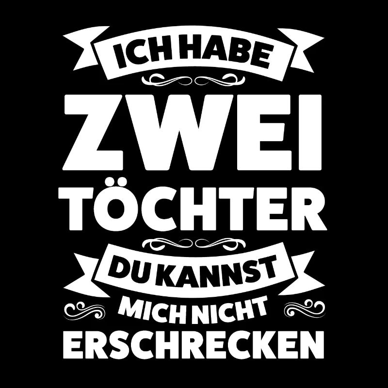 Eltern 2 Töchter Papa von 2 Töchtern Geschenk
