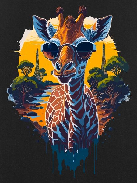 Cool giraffe