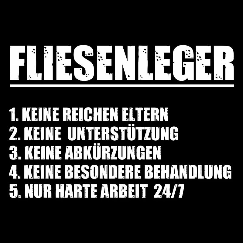 Fliesenleger Beruf Bodenleger Geschenk