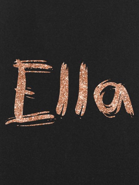 Name lettering Ella