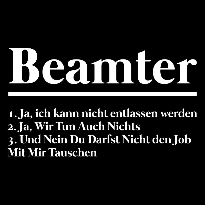Beamter Beruf Amt Geschenk