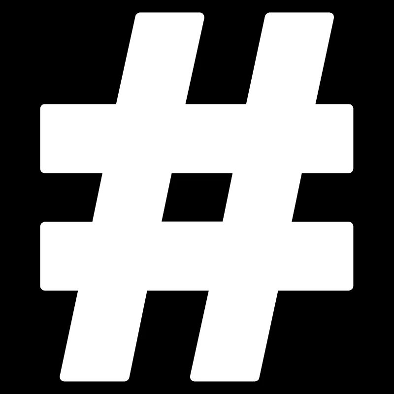 hashtag