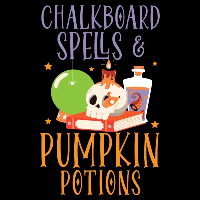Chalkboard Magic & Pumpkin Potions Halloween