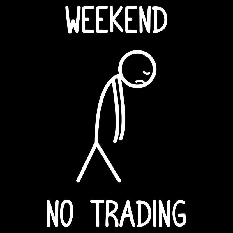 Week-end sans trading Marché boursier Trader en bourse